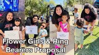 DIY Flower Girl and Ring Bearer Proposal Boxes