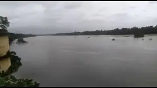 Periyar river # kalady# water flood # after idukki dam open 2018