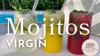 Drei Virgin Mojito Rezepte - alkoholfreier Cocktail - Kindercocktail