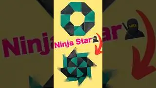 Transforming Origami Ninja Star 🥷