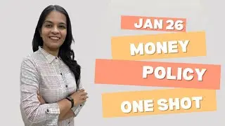 CA foundation Jan 26 Economics Revision Marathon Chapter 8 unit 3 Money Policy by CA Meenal