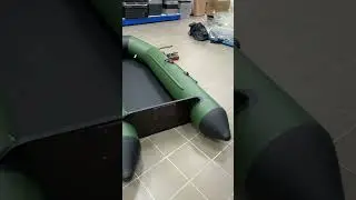 Лодка Аква 2800 зеленый/черный