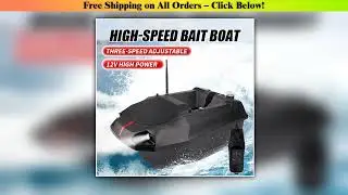 Remote Control 600M Fishing Bait Boat, Dual 15600 mAh Large Battery, Strong Power, Pull Net, High