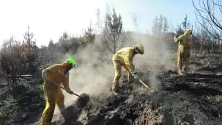 Dousing Port Hills Fire Hotspots