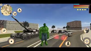 Stone Giant Hero Hulk Version (Crime Simulator) Monster Steal Army Tank | Android GamePlay