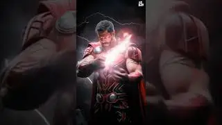 AI-Generated Thor | AI-Generated Marvel Action! #youtube #anime #avengers #dc #marvel #shorts #short