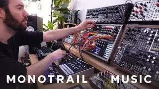 Back to making music! New live set track try-outs with eurorack, Hydrasynth, and Oxi one
