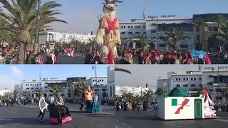 اجواء ديفيلي كرنفال  باالمون بودماون  باأكادير اجواء رائعة جدا فرجاء ممتعة للجميع