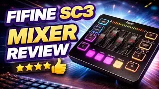 UNBOXING E REVIEW FIFINE MIXER SC3!