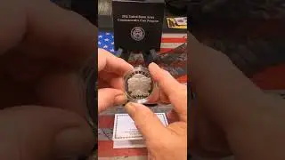 Памятный серебряный доллар армии США 2011 года, монетный двор США. #shorts #silver #coin