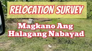 RELOCATION SURVEY MAGKANO ANG NABAYAD NAMIN #survey #landsurvey #nature