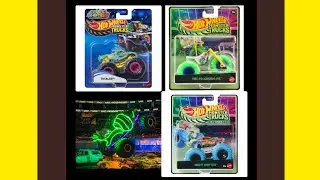 2025 Hot Wheels Monster Trucks Mash-up Color Shifters/Glow in the Dark Unboxing/Review 