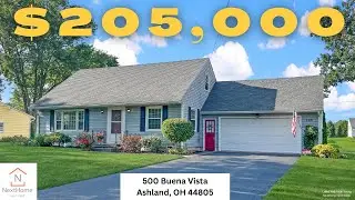 Cape Cod Home Tour 2023 | Homes for Sale in Ashland, Ohio 🏠 | Close to Schools and Shopping!