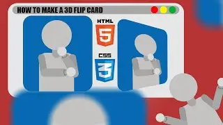 How To Make a 3D Flip Card with HTML and CSS