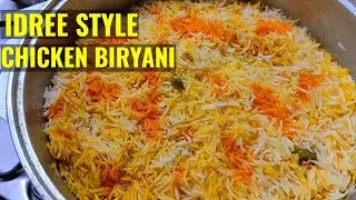 IDREES STYLE CHICKEN BIRYANI / LUCKNOW KI FAMOUS IDREES KI BIRYANI /  Khan's kitchen