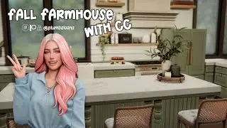 my brand new preset + building a fall modern farmhouse in the sims 4 | #thesims4 #eapartner