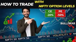Как торговать с использованием уровней опционов Nifty #nicholasoptionhunter #optiontrading #nifty...