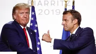 Donald Trump and Macron hold joint press conference at G7 summit – watch live