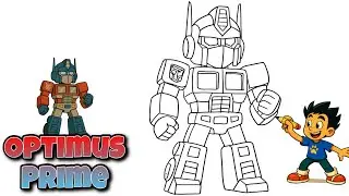 How to Draw Optimus Prime #transformers #optimusprime #drawing 