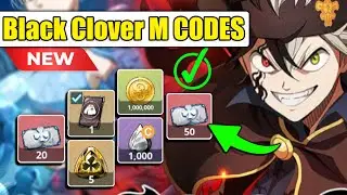 BLACK CLOVER M COUPON CODE 2024  - BLACK CLOVER CODE - BLACK CLOVER M