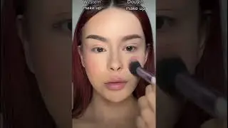 western makeup  vs douyin makeup  look #twoinone #trendingshorts #trending #makeuptutorial