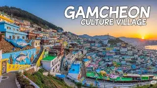 🌈 Walking Through Gamcheon Culture Village | Busan, South Korea 🇰🇷