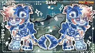 ✮⋆ Pony Town⋆˙ ∘₊✧Акулий мальчик✧₊∘ •°СПЕЦИАЛЬНЫЙ ОБЛИК SZHA°• ⋆˙ от szha ⋆˙