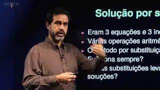 Geometria Analítica e Álgebra Linear - Aula 01 - Sistema de Equações Lineares I