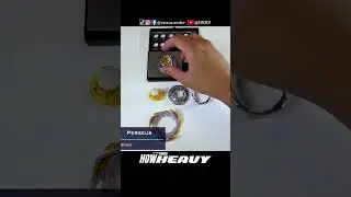How Heavy is Savior Perseus and its Parts? B-191 Set Beyblade Burst DB Weight Guide #shorts