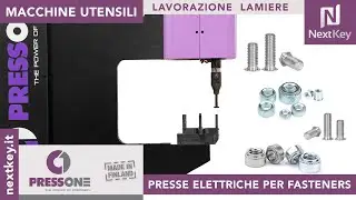 Pressa automatica per inserti autoaggancianti | NextKey srl