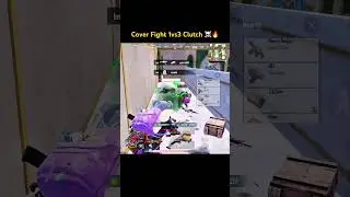 Cover Fight 1vs3 Clutch ☠️🔥 #shorts #viral #trending #bgmi #pubg