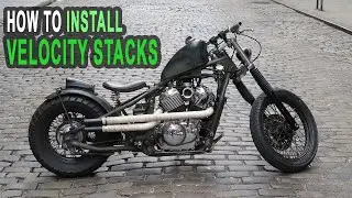 How To Install Velocity Stacks On Honda Shadow - AND NOT DESTROY YOUR INTAKE!