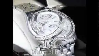 Real Diamond Factory Made Custom Breitling Watch (Get Your's Wrist Iced Out ) Video No :CB6767