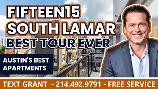 Fifteen15 SOUTH LAMAR | Austin TX | Tour the Two Bedroom Model ! Living Room and Kitchen Focus