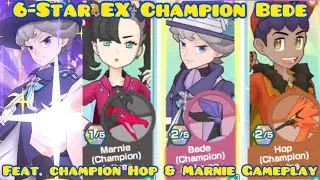 6-Star Bede (Champion) EX & Articuno Sync 2/5 with Champion Hop & Marnie | Pok&eacute;mon Masters EX