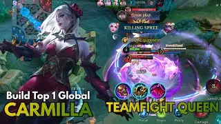 20 Assist Carmilla is INSANE 😱 | Support/Tank Dominates | MLBB
