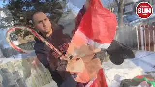 Vandals destroy family Christmas decorations