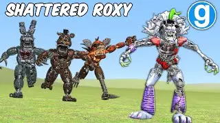 New Shattered Roxy Pill Pack Showcase! Geo's Workshop! - FNAF Gmod Sandbox