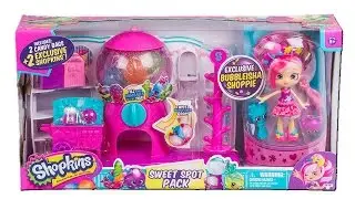 Обзор распаковки набора Shopkins Sweet Spot с эксклюзивной куклой Bubbleisha Shoppie