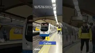 Serie 3000 Reina entrando en Callao L3 - Metro de Madrid #metro #spanishrail #train #CAF