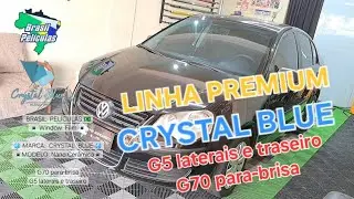 POLO |✌️ Pel&iacute;cula Nano Cer&acirc;mica G5 + G70 Para-brisa 🫡| #brasilpeliculas #crystalblue #windowfilm 