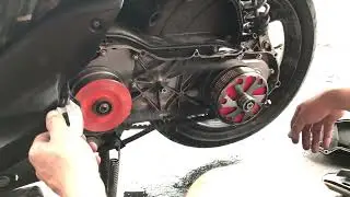 MIO SOUL I 115 PITSBIKE CVT SET (CNC WING BELL | PULLEY | CLUTCH LINING)