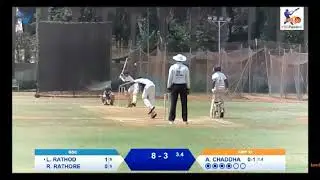 Abir Chadha age 10 bowling at under 14 little champs league