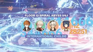 International Childe All Chambers - Floor 12 Spiral Abyss 4.1 (Genshin Impact)