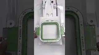 How To Make Perfect Embroidery Stitch for Canvas Bag with Magnetic MaggieFrame Embroidery Hoop?
