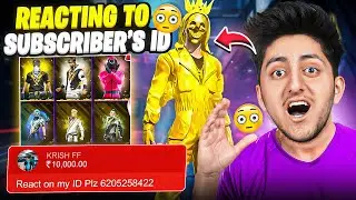 Reacting To My Subscribers Expensive Id 😍 Rating 1 To 10 - Garena Free Fire