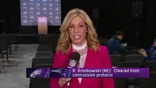 New England Patriots Tight End Rob Gronkowski has cleared the NFL's concussion protocol