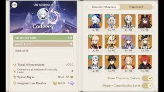 1000 Achievements - Genshin Impact AR60
