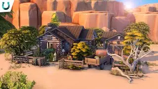 Rustic Starter Home 🌱// The Sims 4: Horse Ranch // Speed Build // No CC