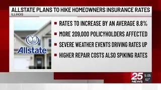 Allstate plans nearly 9% increase for Illinois homeowners&rsquo; insurance rate